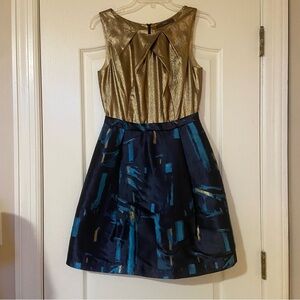 Single Shimmering Gold Dress